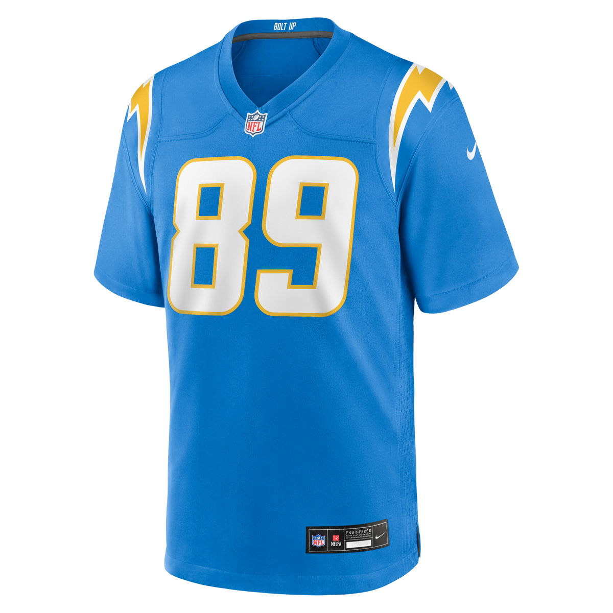 Los Angeles Chargers Wes Chandler Powder Blue Retired Player Jersey