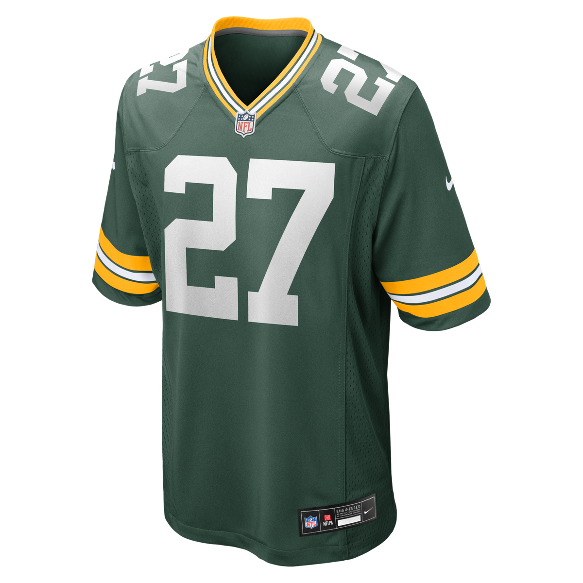 Green Bay Packers Kitan Oladapo Green Game Jersey