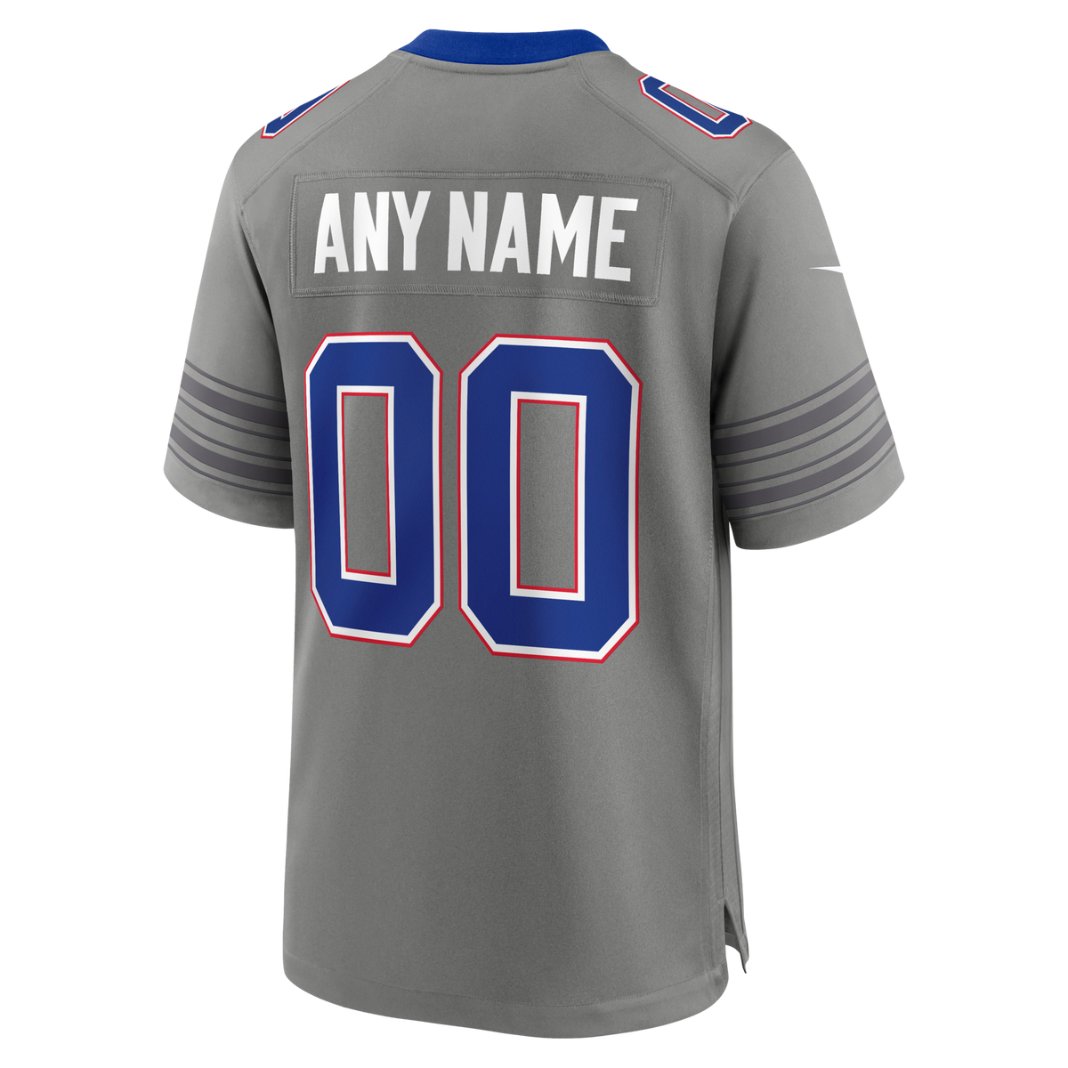 Buffalo Bills Gray Nickel City Custom Game Jersey