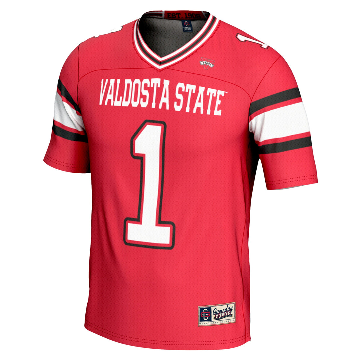 #1 Valdosta State Blazers GameDay Greats Endzone Football Jersey - Red