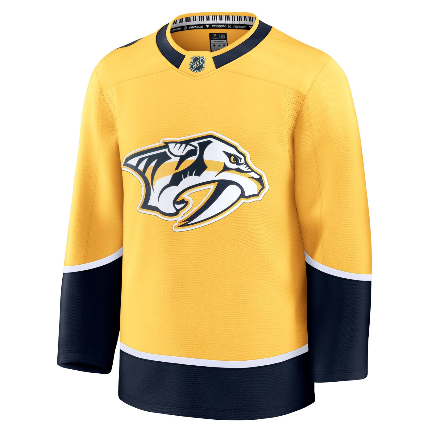 Nashville Predators Fanatics Yellow Home Premium Jersey