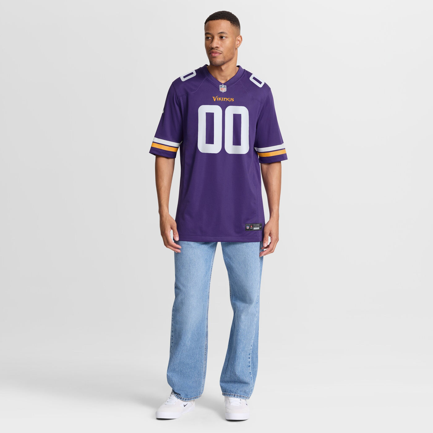 Minnesota Vikings Nike Purple Custom Game Jersey