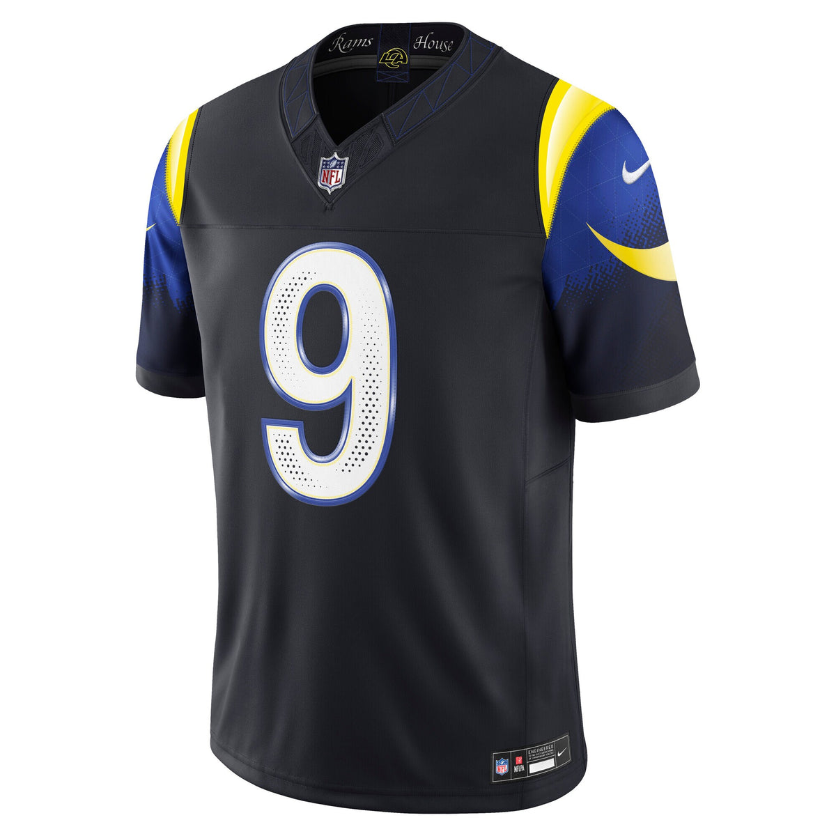 Los Angeles Rams Matthew Stafford Midnight Blue 2025 Rivalries Collection Stitched Limited Jersey