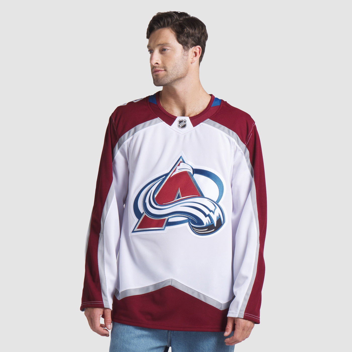 Colorado Avalanche Fanatics White Away Premium Jersey