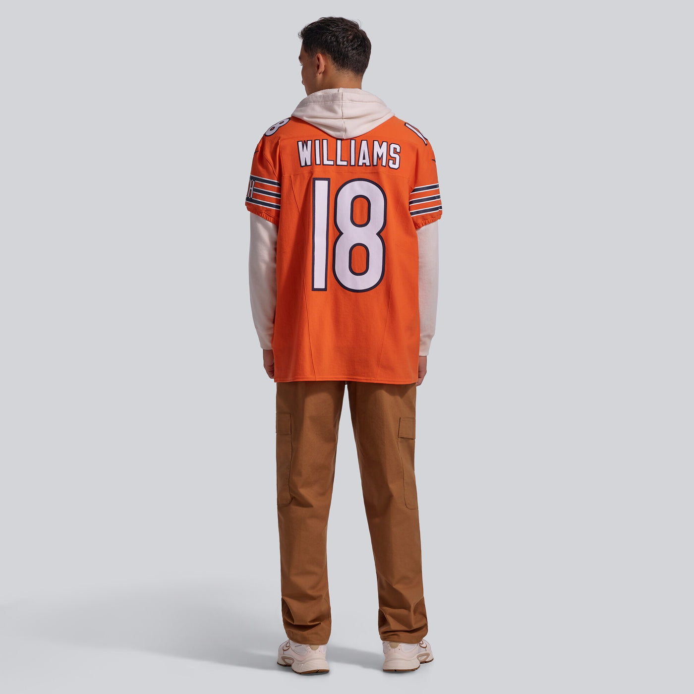 Chicago Bears Caleb Williams Nike Orange Alternate Vapor F.U.S.E. Elite Jersey