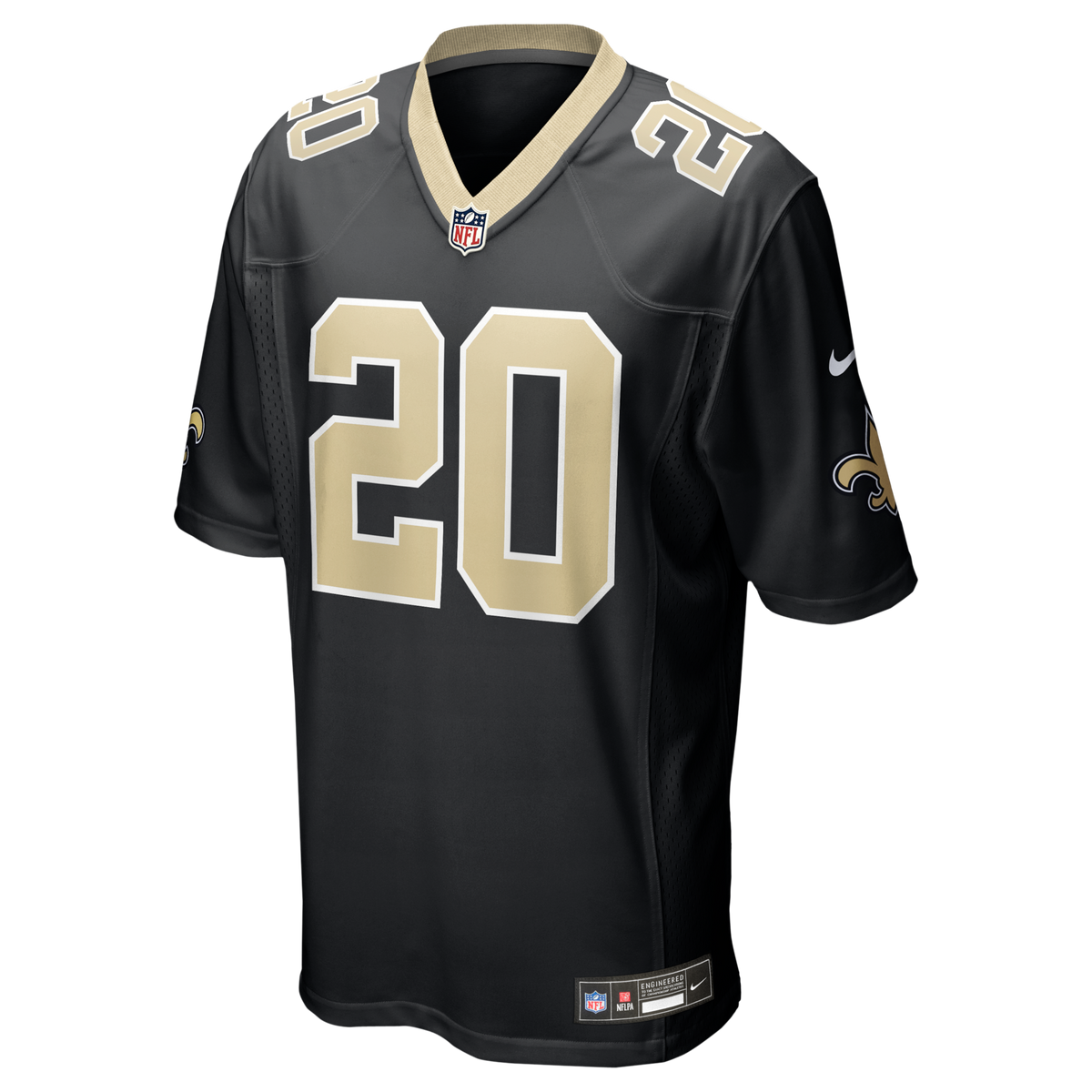 New Orleans Saints Pete Werner Black Game Jersey