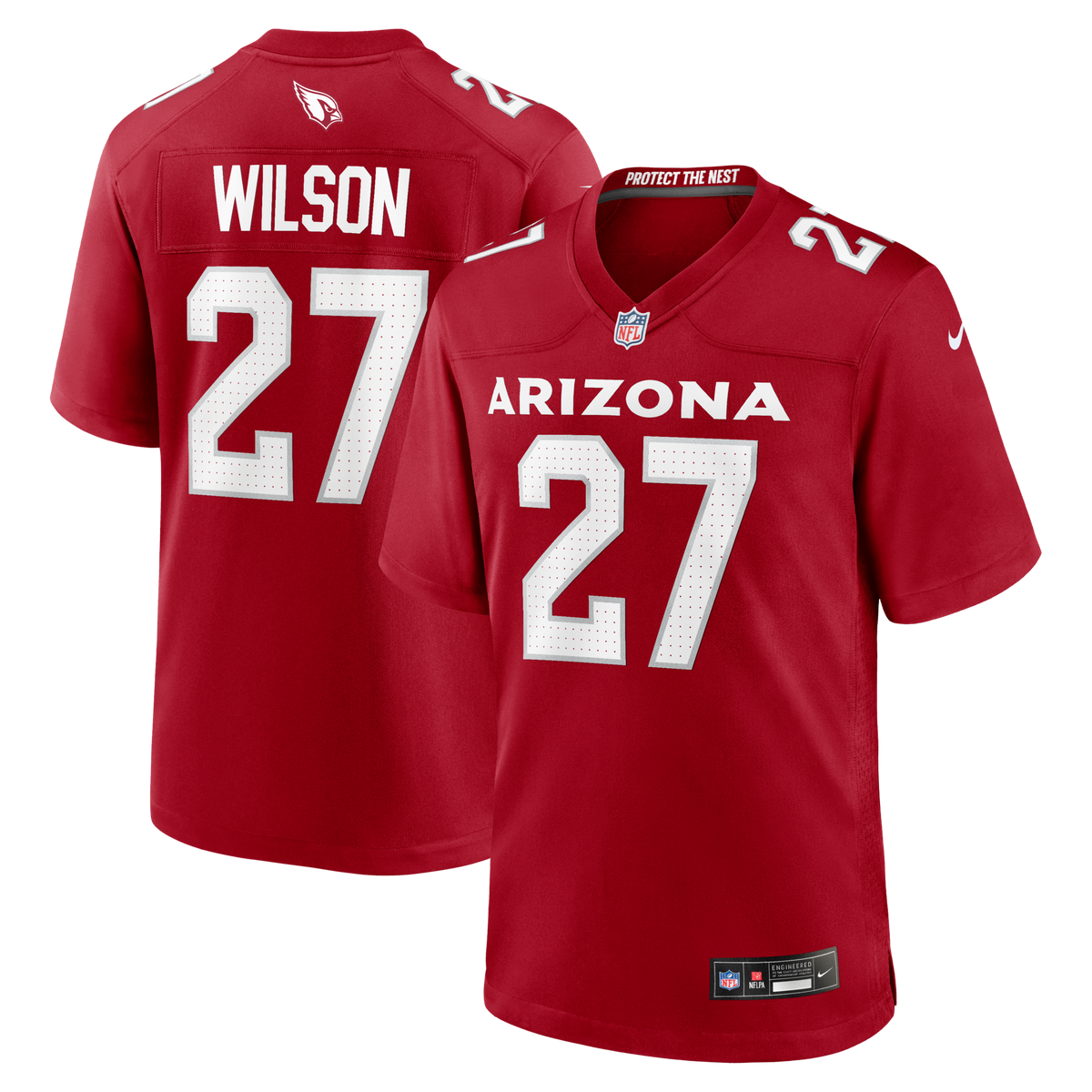 Arizona Cardinals Divaad Wilson Cardinal Team Game Jersey
