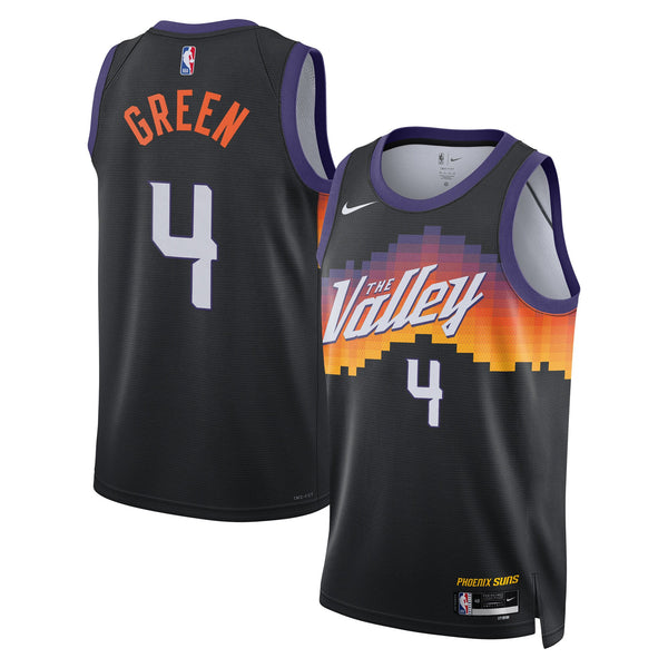 Phoenix Suns Nike 2025/26 City Edition Swingman Jersey - Black - Jalen Green