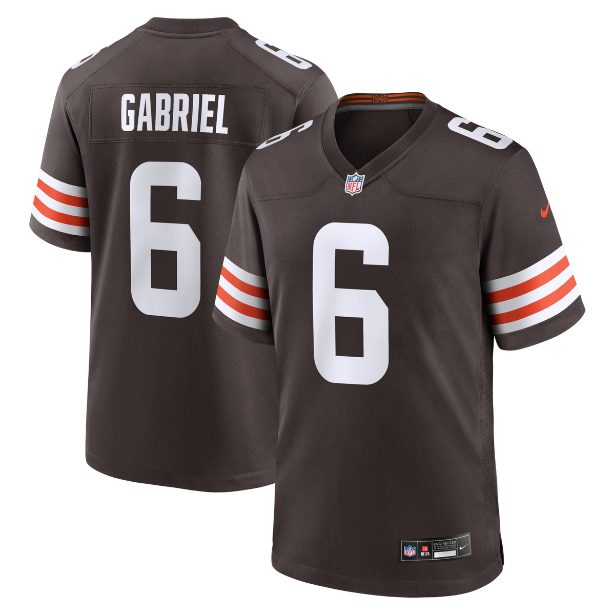 Cleveland Browns Dillon Gabriel Brown Team Game Jersey