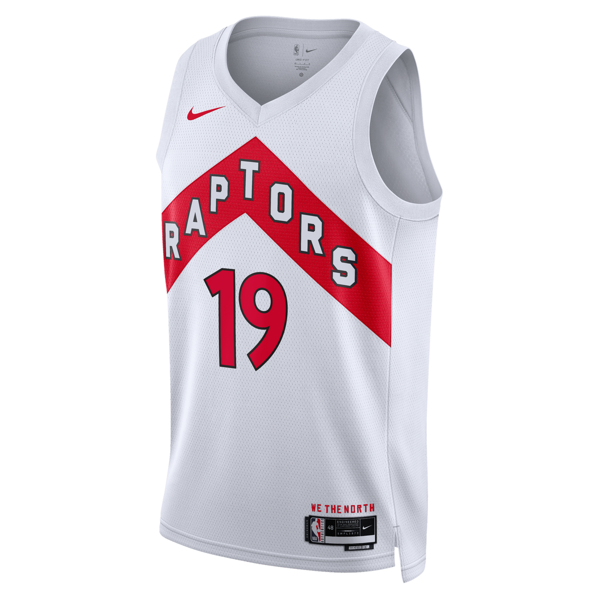 Toronto Raptors Association Edition Swingman Jersey - White - Jakob Poeltl -