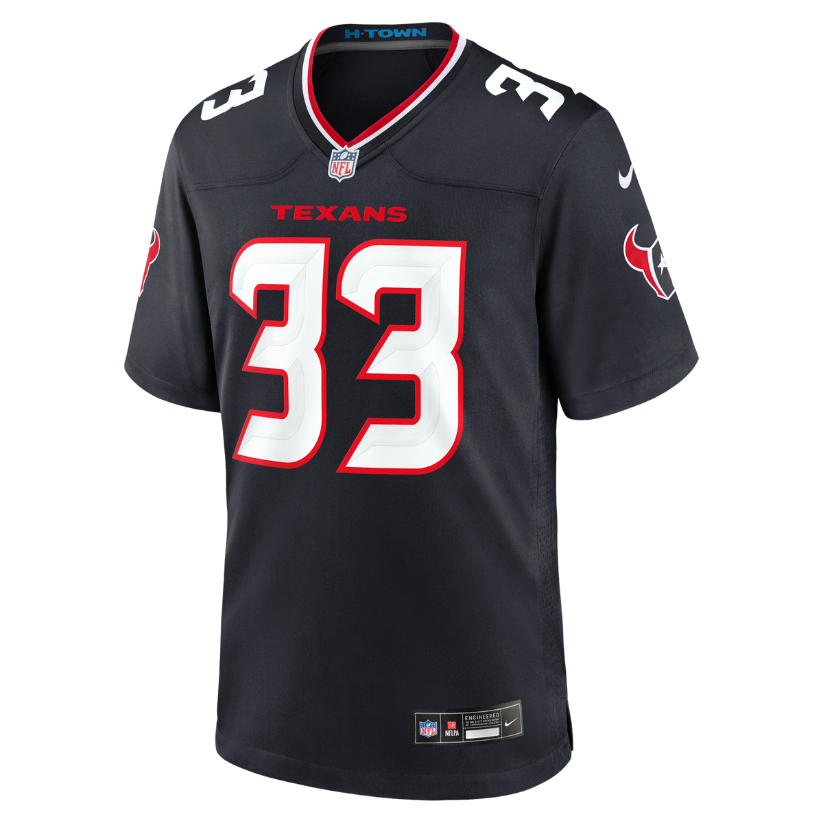 Houston Texans Dare Ogunbowale Navy Team Game Jersey