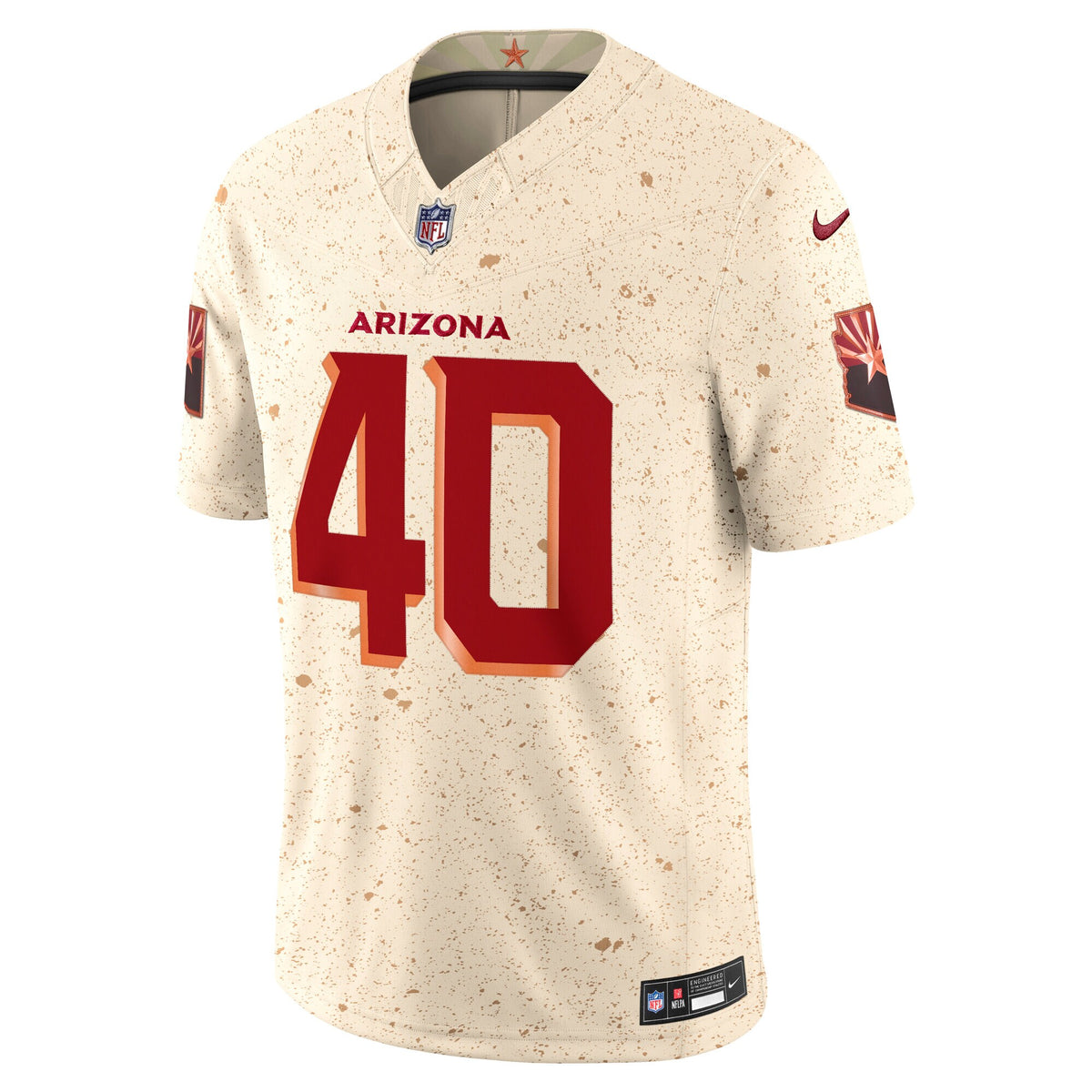 Arizona Cardinals Pat Tillman Natural 2025 Rivalries Collection Stitched Limited Jersey