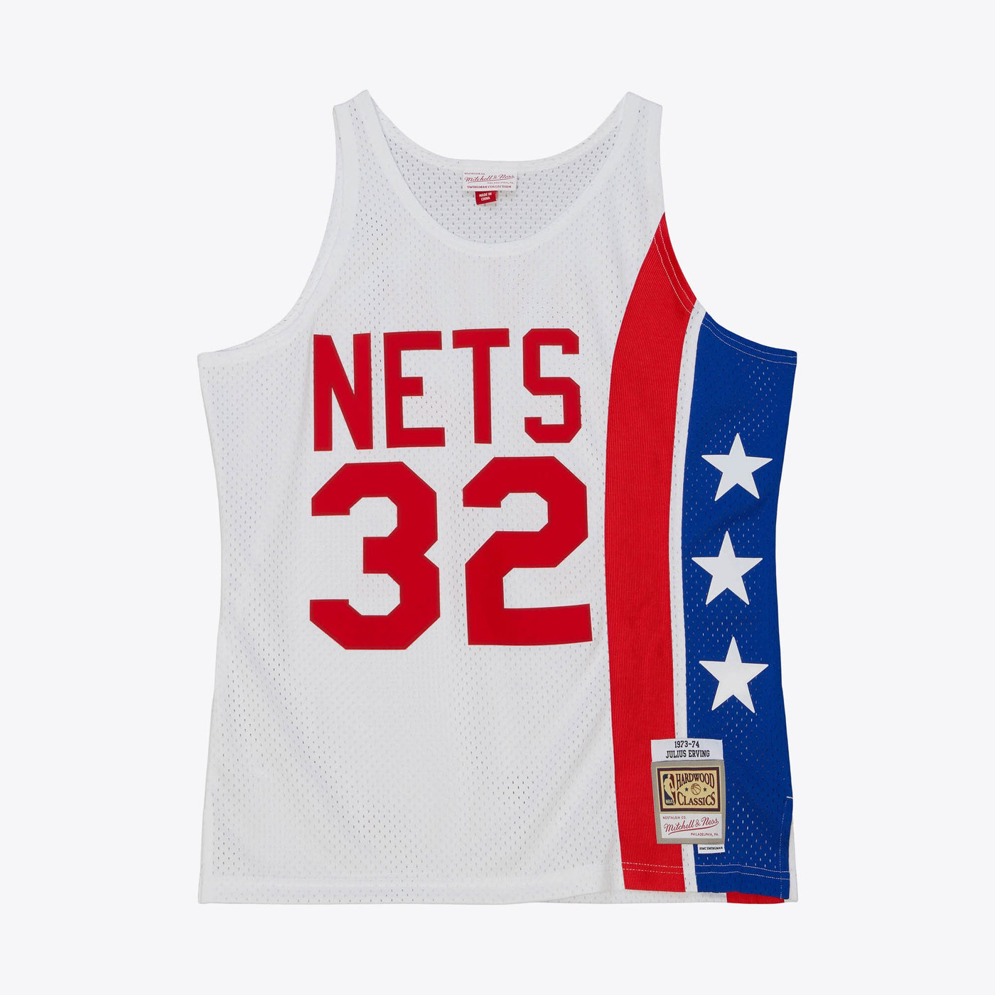 Brooklyn Nets Mitchell & Ness Julius Erving 1973 Home Authentic Jersey - White