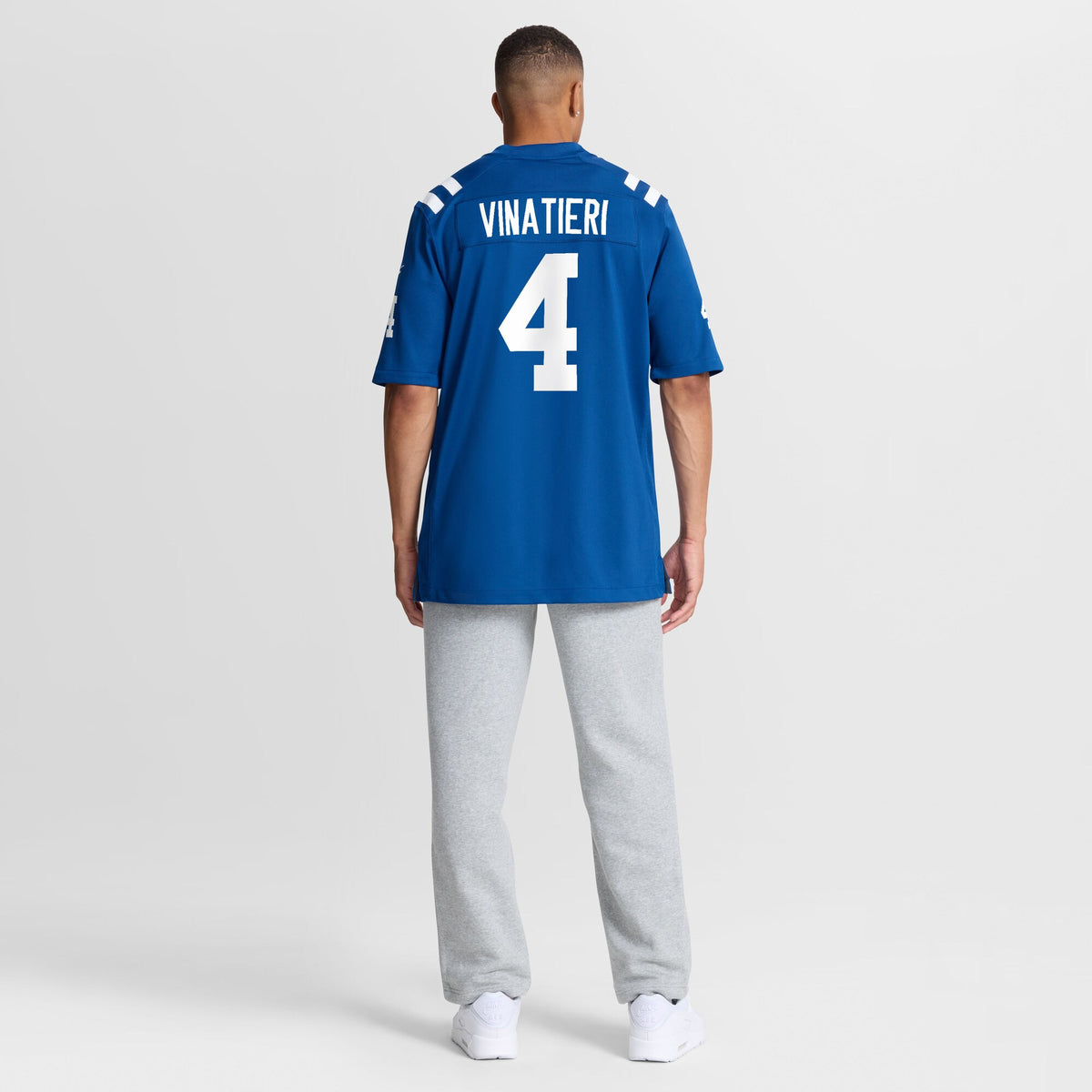 Indianapolis Colts Adam Vinatieri Royal Team Retired Game Jersey