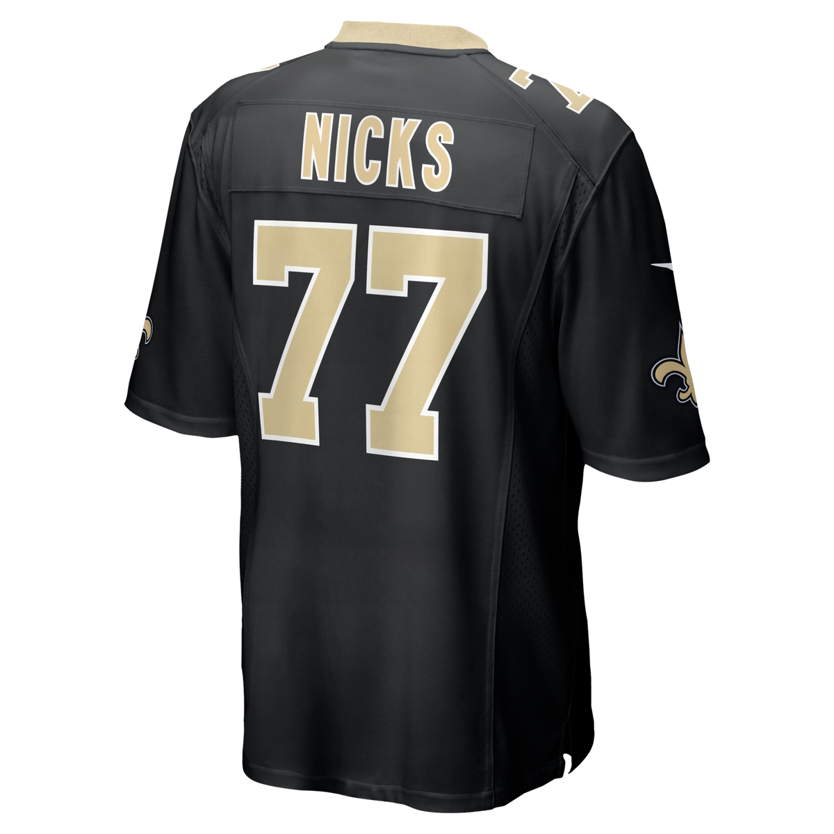 New Orleans Saints Carl Nicks Black Game Retired Player Jersey