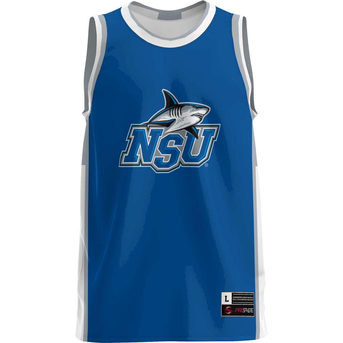 Nova Southeastern Sharks GameDay Greats Lightweight Basketball Jersey - Blue