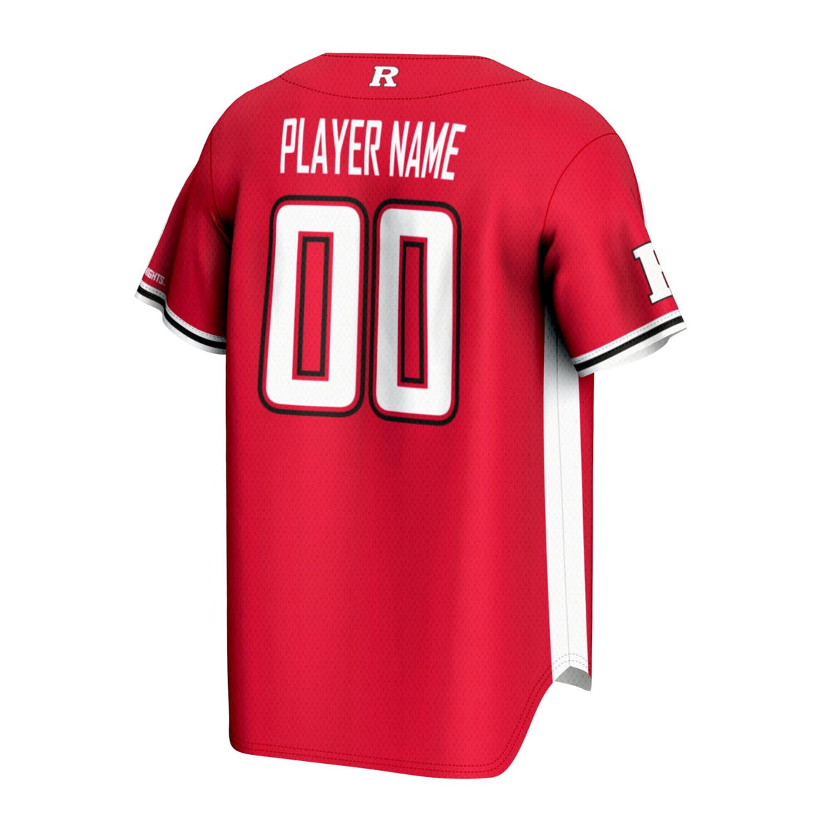 Rutgers Scarlet Knights GameDay Greats NIL Pick-A-Player Lightweight Baseball Jersey - Scarlet