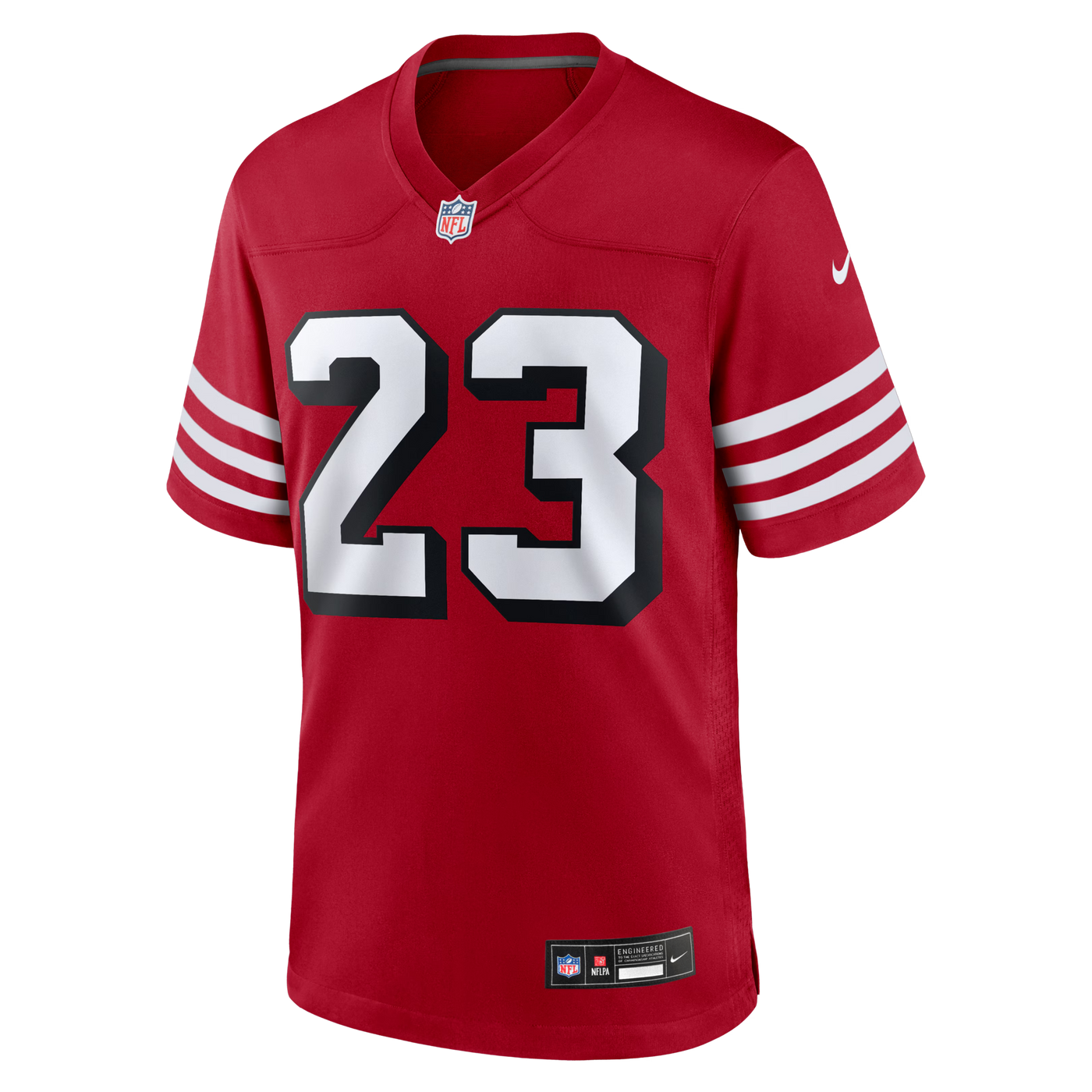 San Francisco 49ers Christian McCaffrey Nike Scarlet Alternate Game Player Jersey