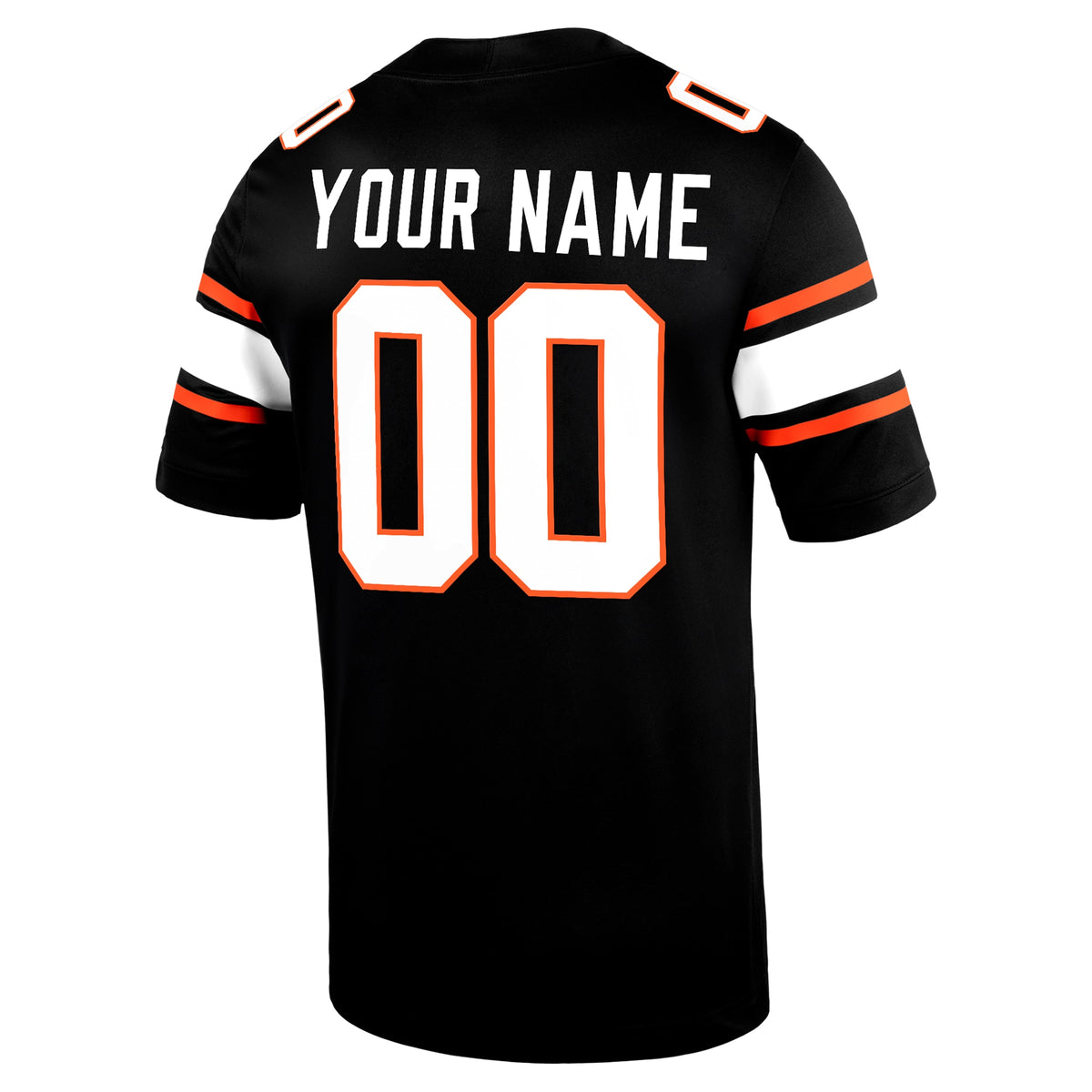 Oklahoma State Cowboys Custom Football Game Jersey - Black