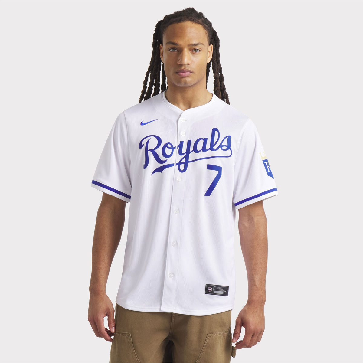 Kansas City Royals Bobby Witt Jr. White Home Limited Player Jersey