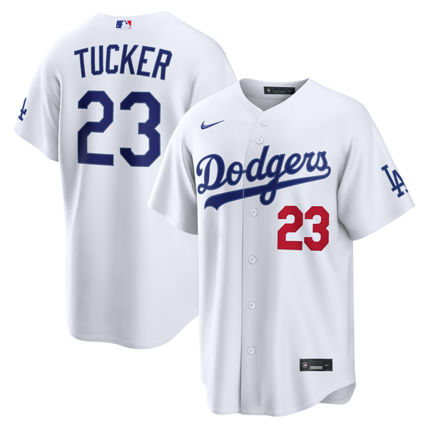 Los Angeles Dodgers Kyle Tucker Nike White Home Stadium Jersey