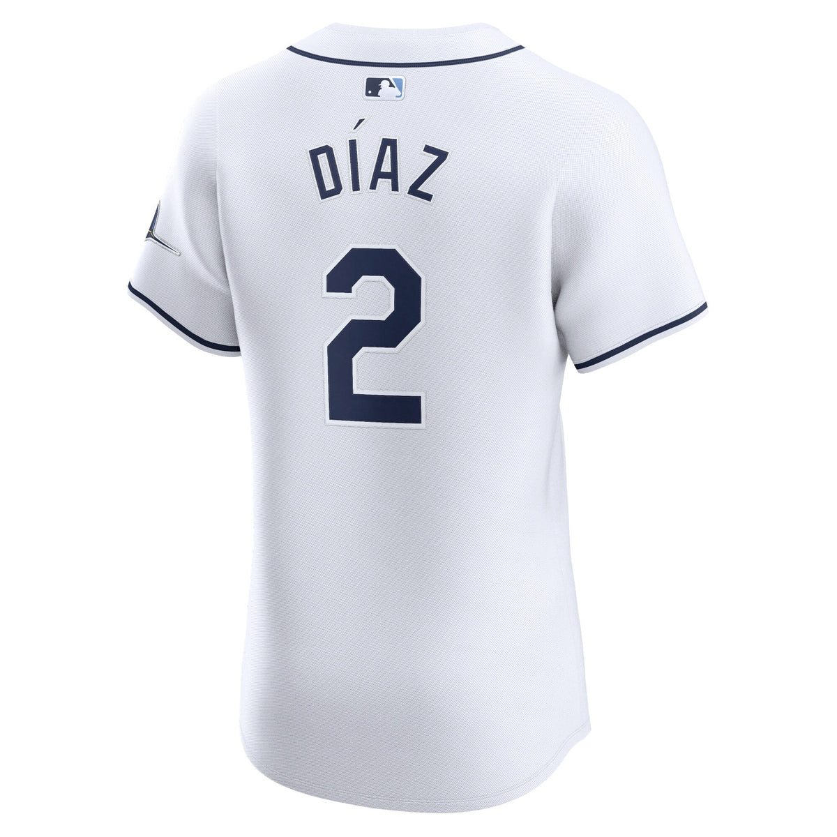 Tampa Bay Rays Yandy Diaz White Home Elite Player Jersey