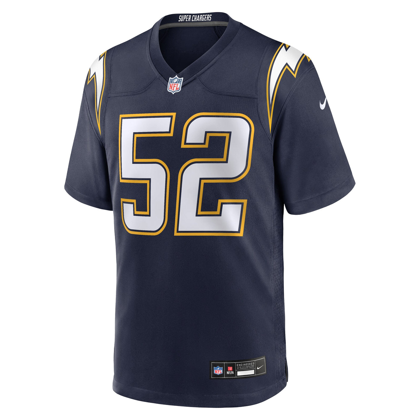 Los Angeles Chargers Khalil Mack Nike Navy Alternate Super Chargers Game Player Jersey