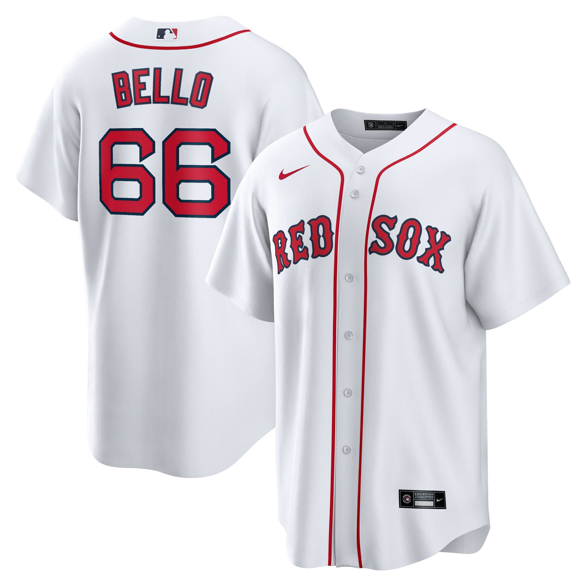 Boston Red Sox Brayan Bello White Home Replica Jersey