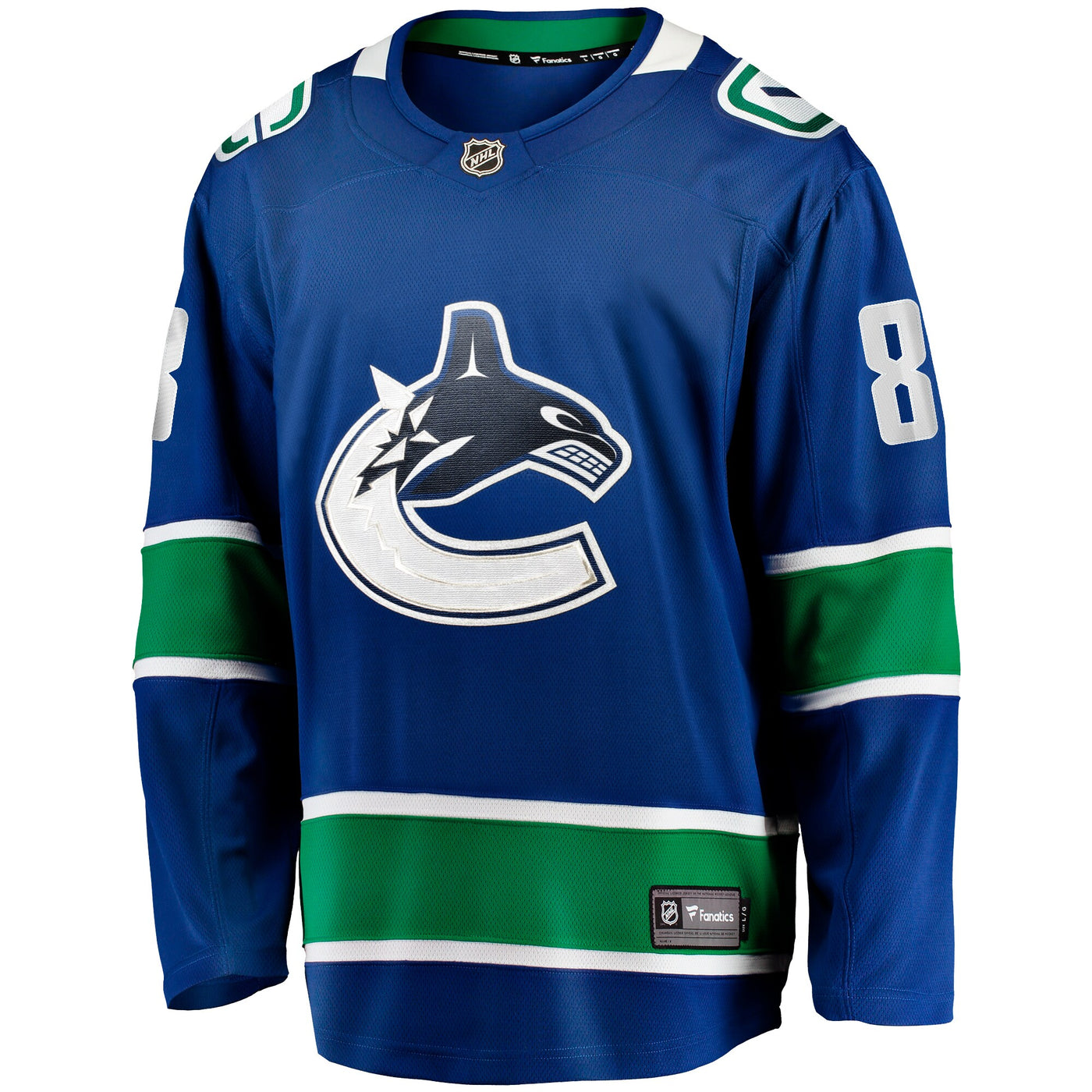Vancouver Canucks Conor Garland Fanatics Blue Home Breakaway Jersey