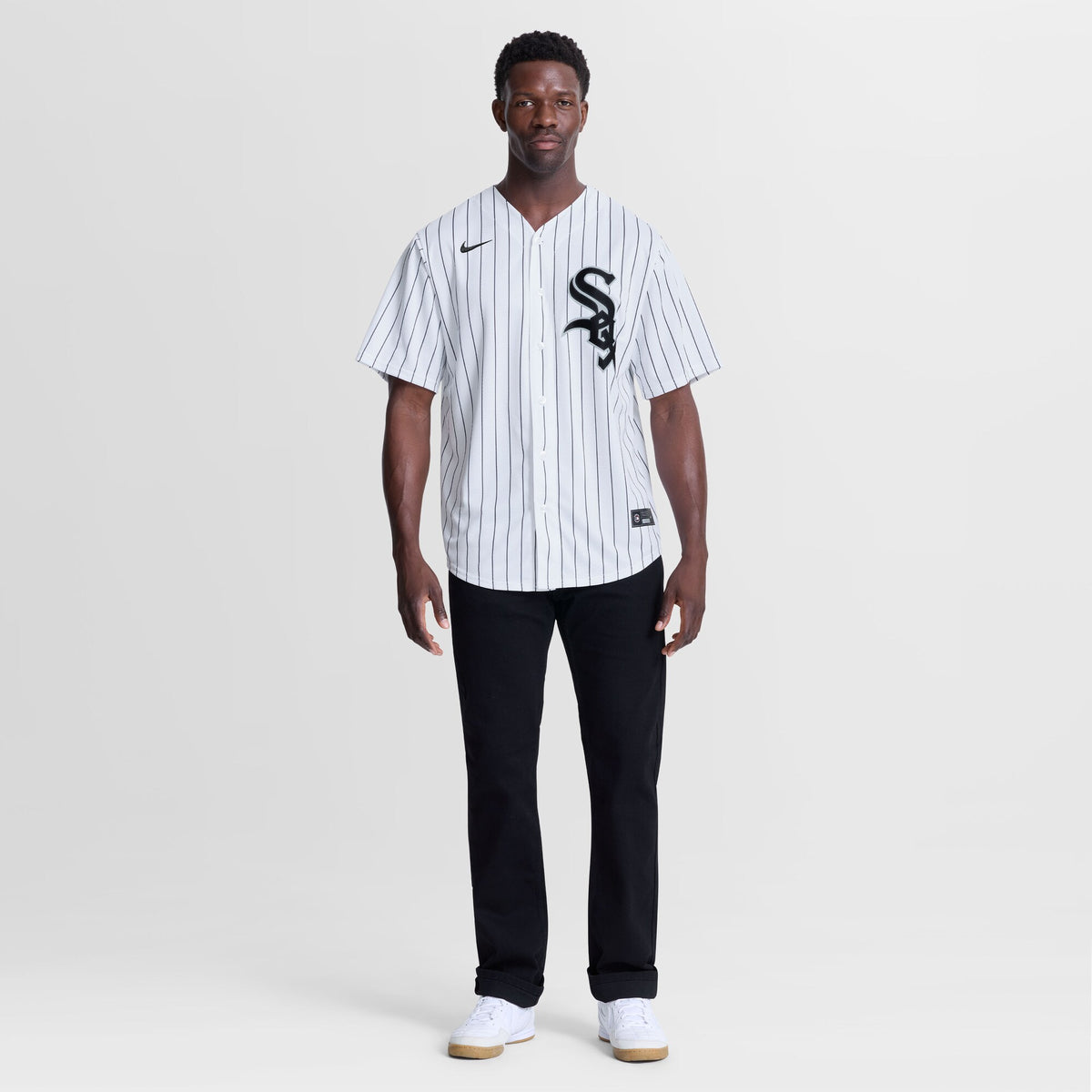 Chicago White Sox Huascar Brazoban White Home Replica Jersey