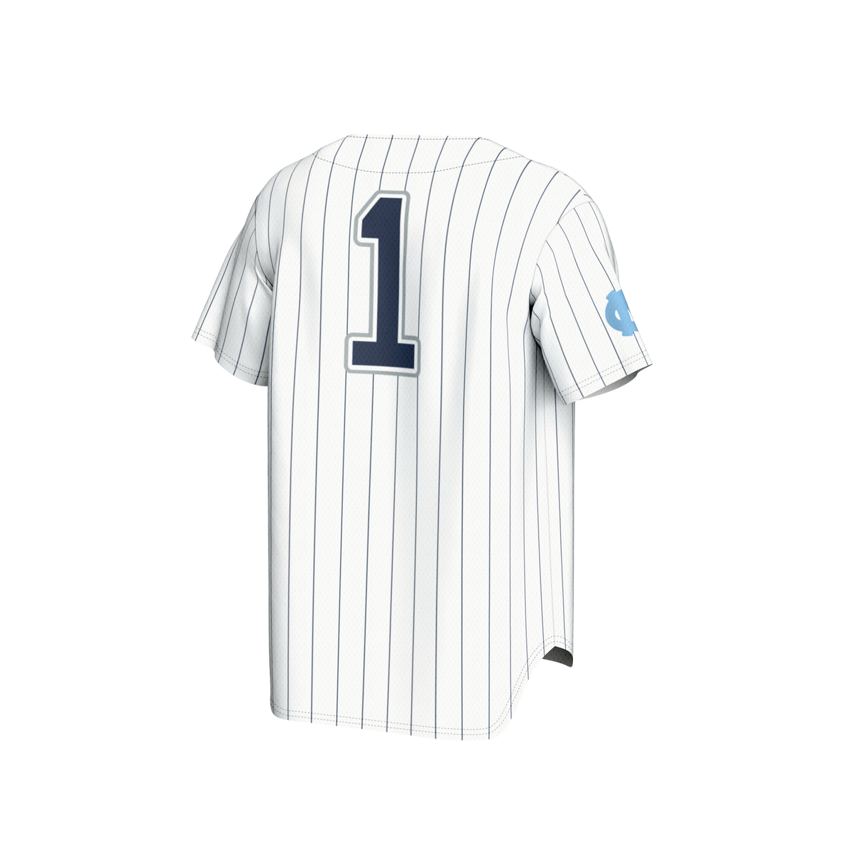 #1 North Carolina Tar Heels GameDay Greats Lightweight Baseball Fashion Jersey - White