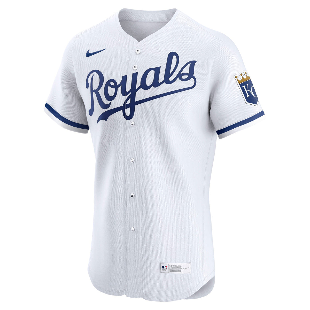 Kansas City Royals White Home Elite Jersey