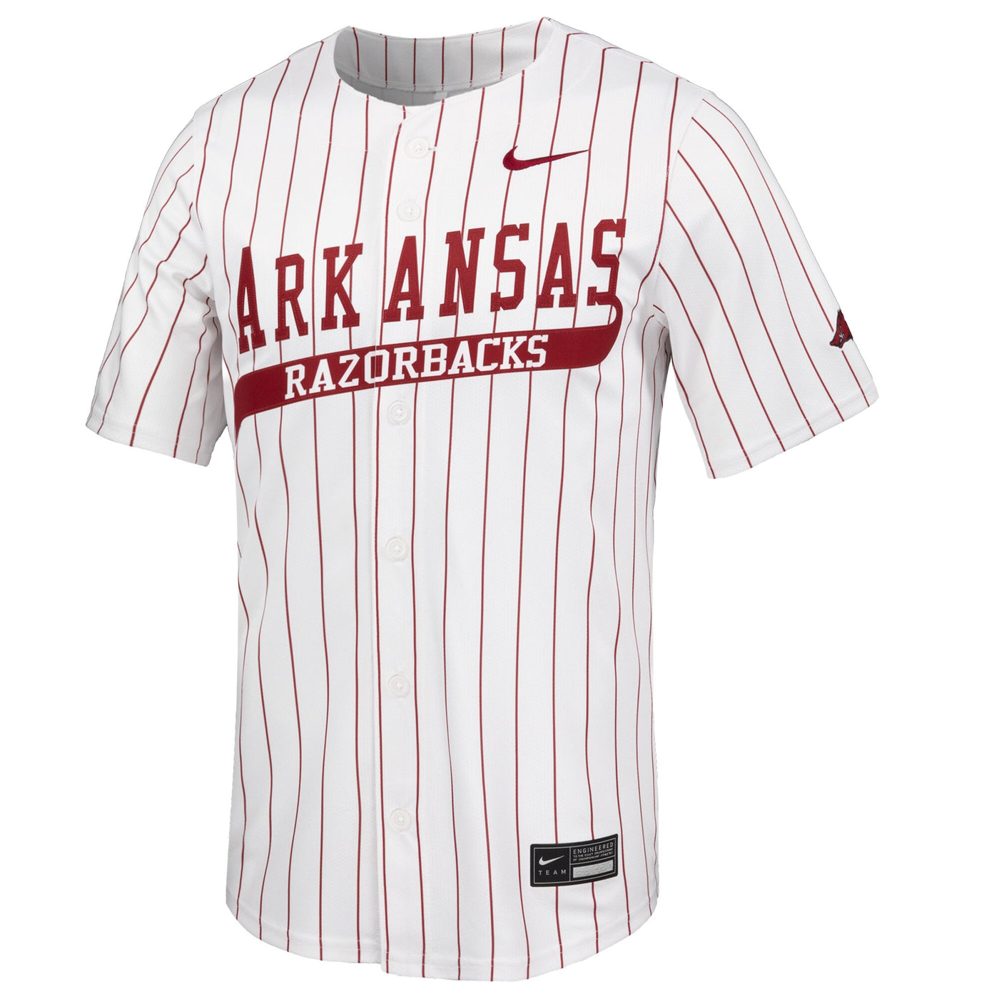 Nike White Arkansas Razorbacks Limited Baseball Jersey