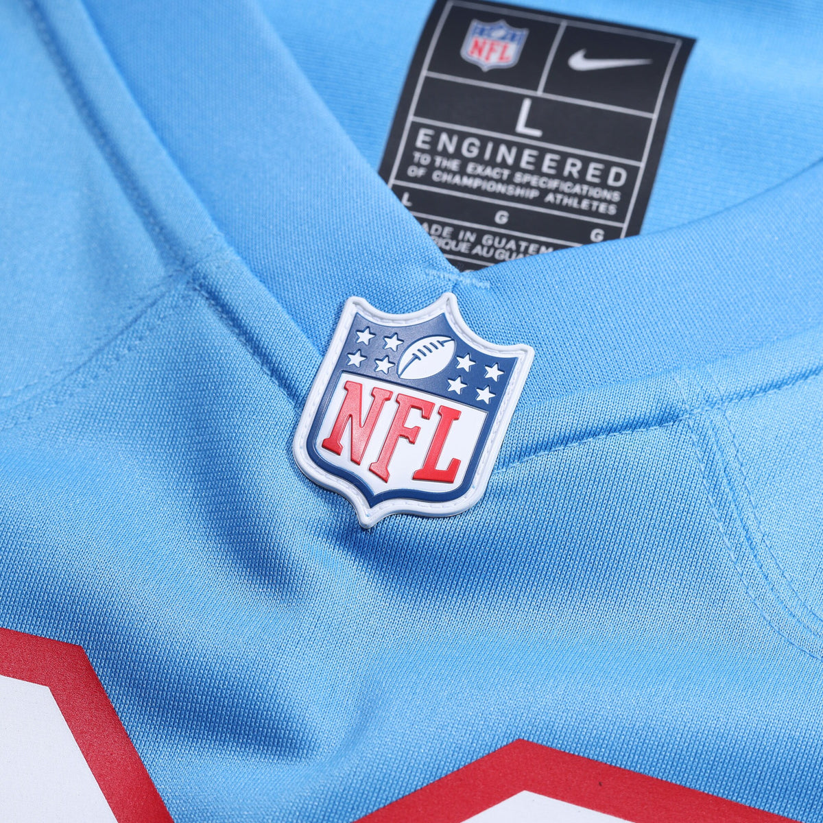 Tennessee Titans Bruce Matthews Light Blue Retired Player Alternate Game Jersey
