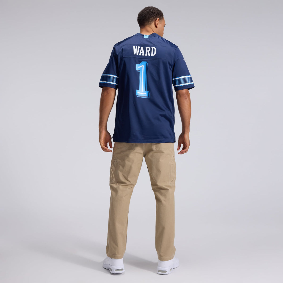 Tennessee Titans Cameron Ward Nike Navy 2026 Rivalries Collection Game Jersey