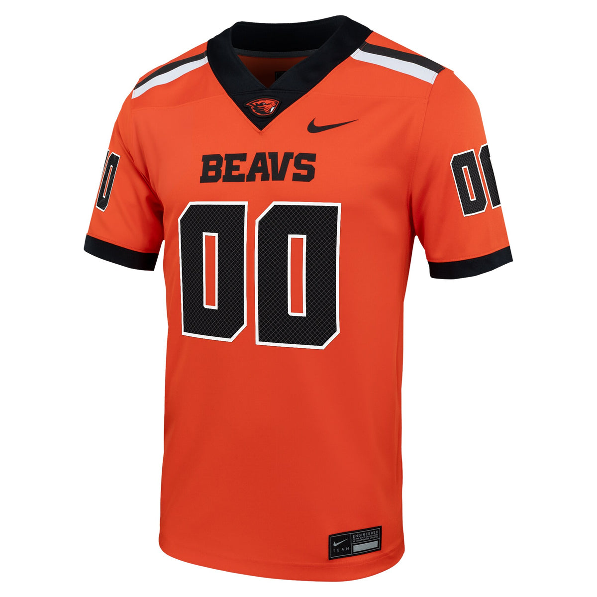 Oregon State Beavers Custom Football Game Jersey - Orange