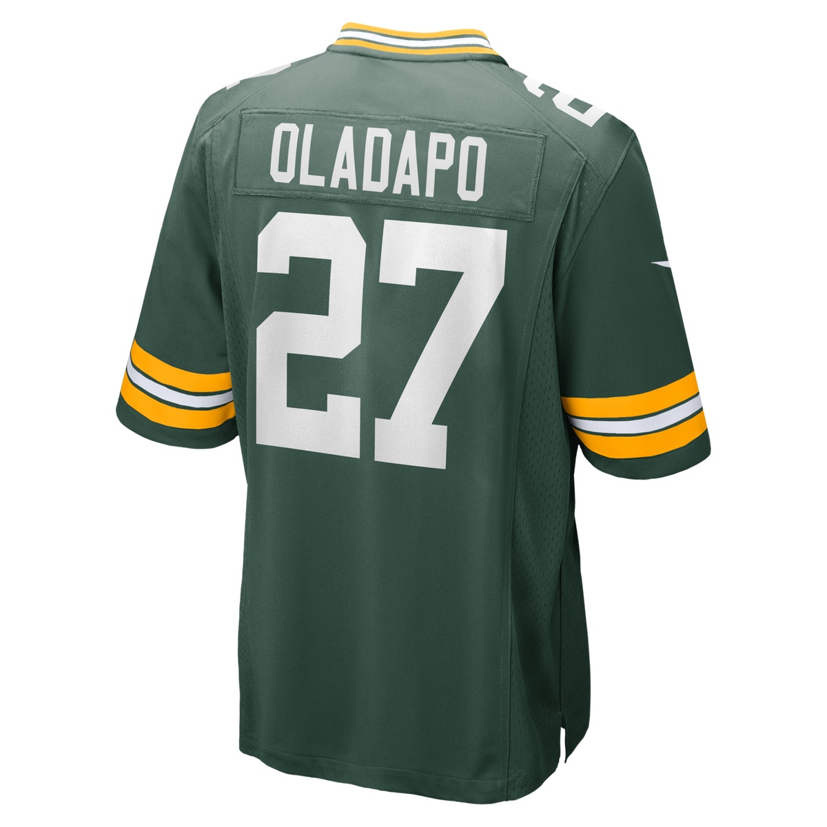 Green Bay Packers Kitan Oladapo Green Game Jersey