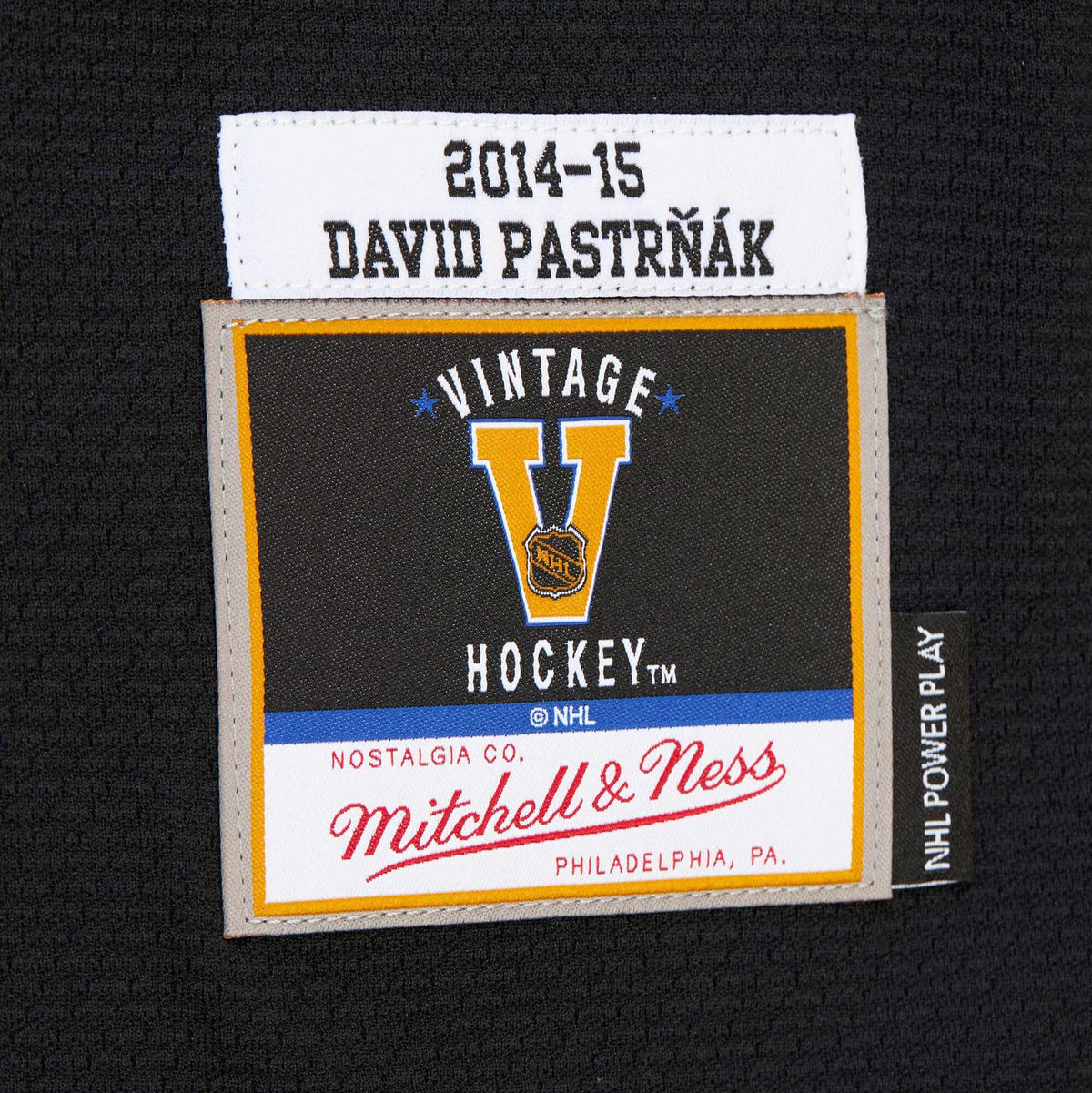 Boston Bruins David Pastrnak Black 2014-15 Power Play Jersey