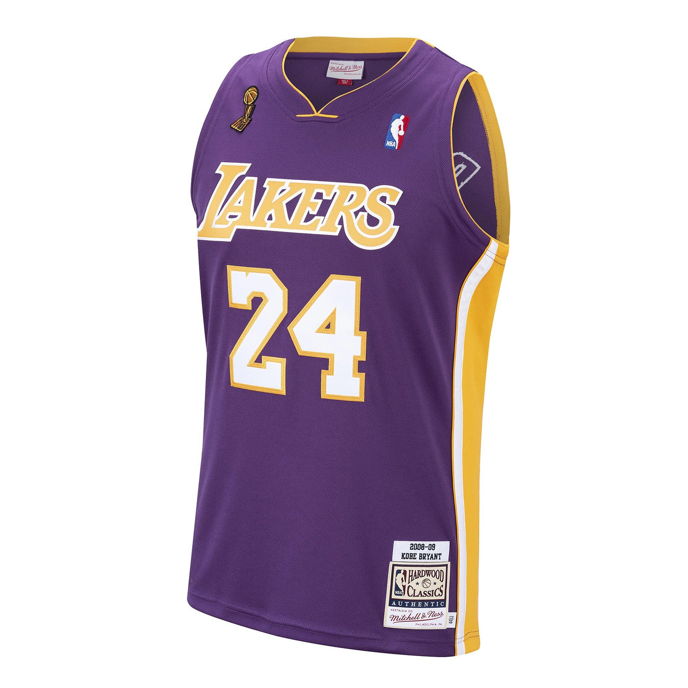 Los Angeles Lakers Kobe Bryant 2008 Road Authentic Jersey By Mitchell & Ness - Purple -