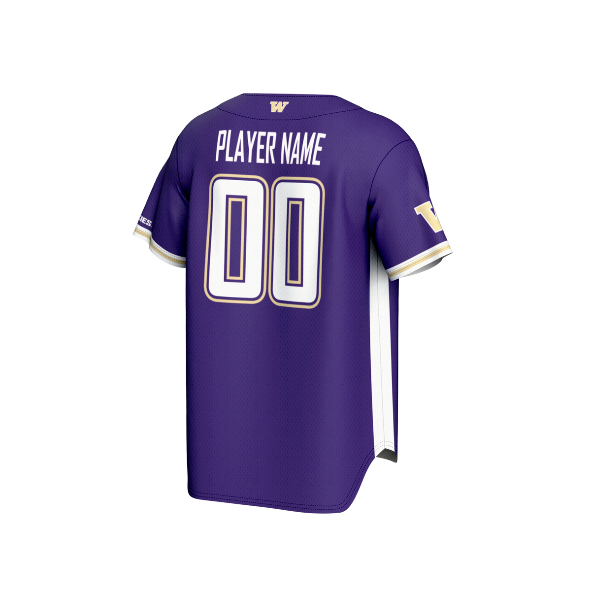 Washington Huskies GameDay Greats NIL Pick-A-Player Lightweight Baseball Jersey - Purple