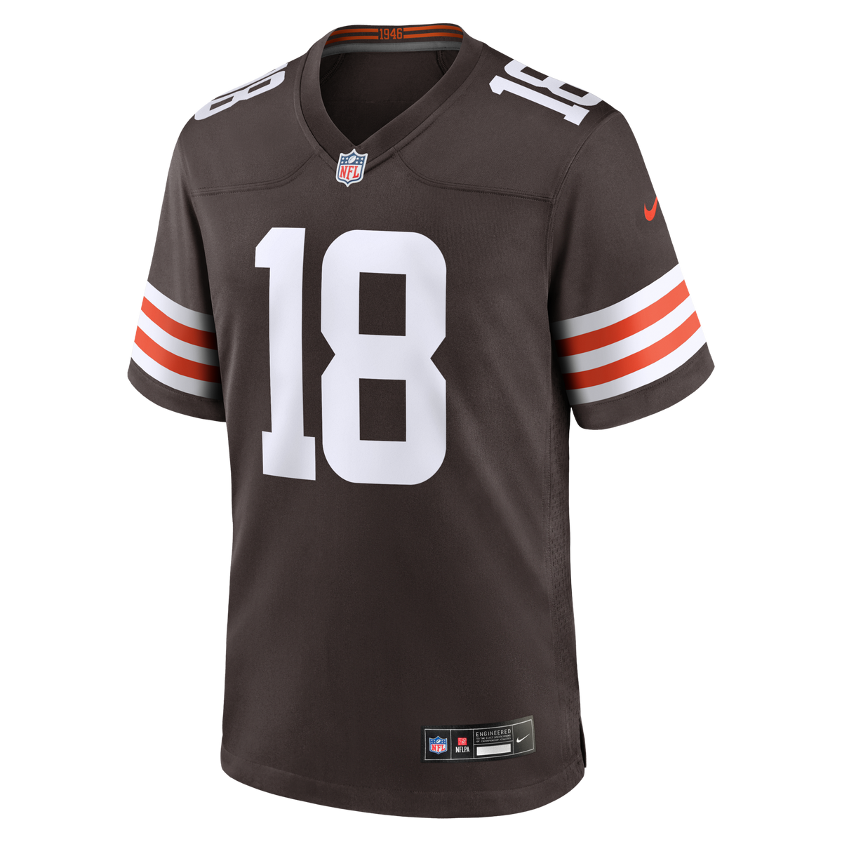 Cleveland Browns David Bell Brown Game Jersey