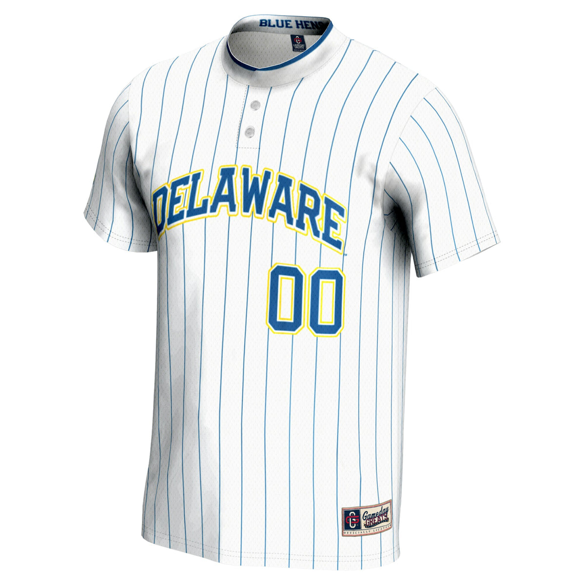 Delaware Fightin' Blue Hens GameDay Greats NIL Pick-A-Player Lightweight Softball Jersey - White