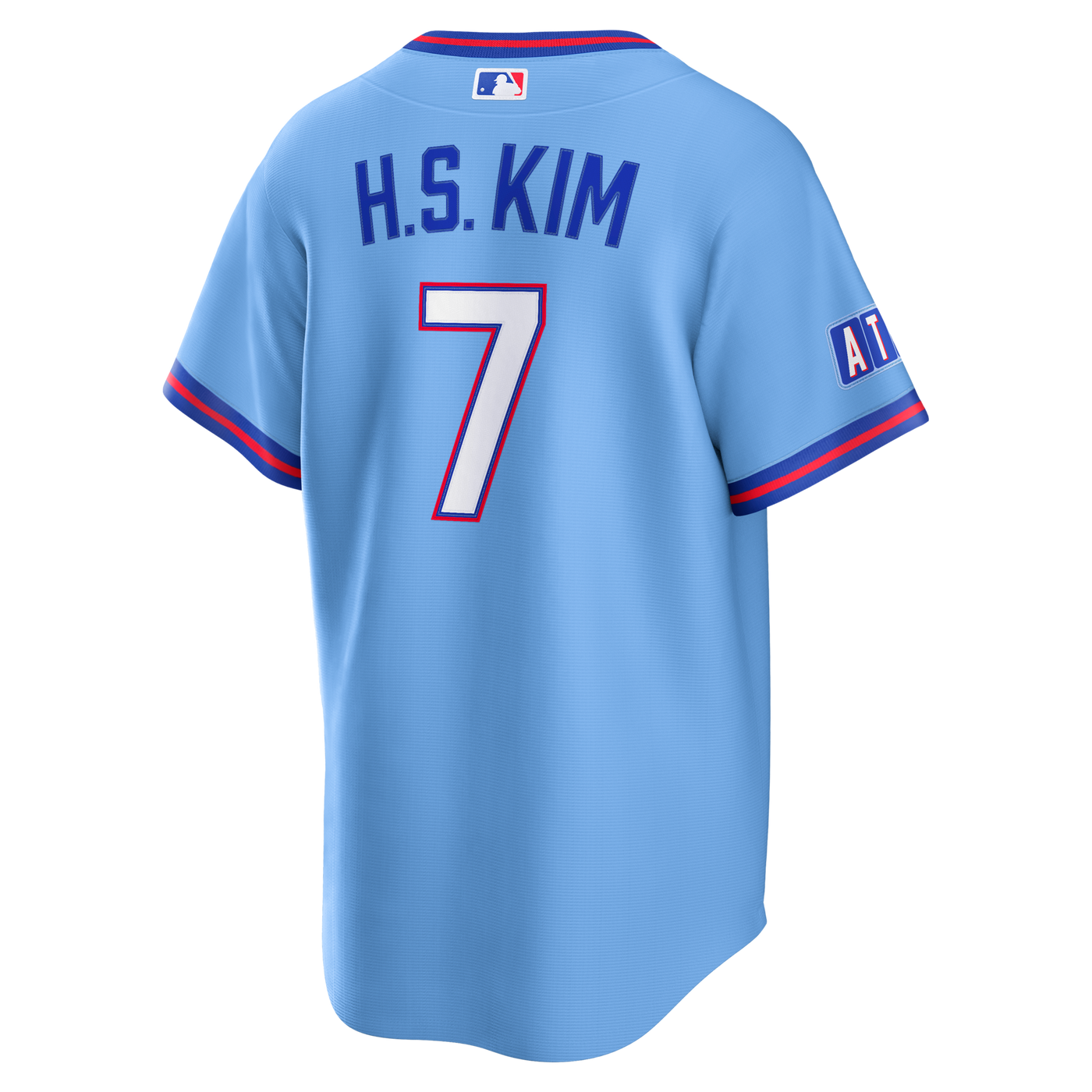Atlanta Braves Ha-Seong Kim Nike Powder Blue 2026 City Connect Stadium Jersey