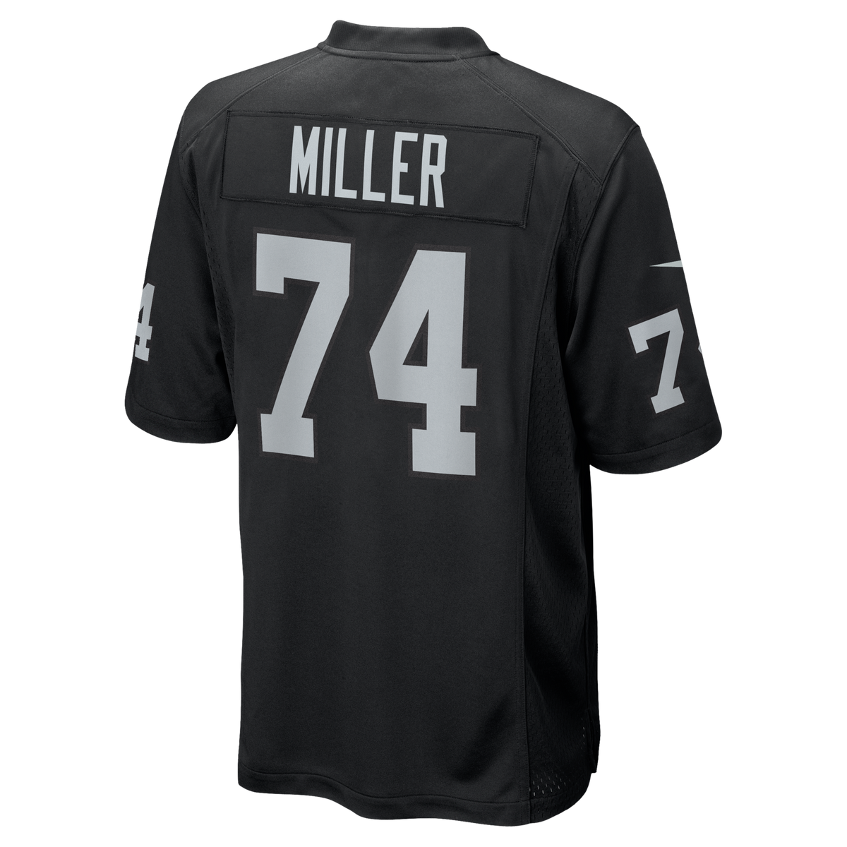 Las Vegas Raiders Kolton Miller Black Game Jersey