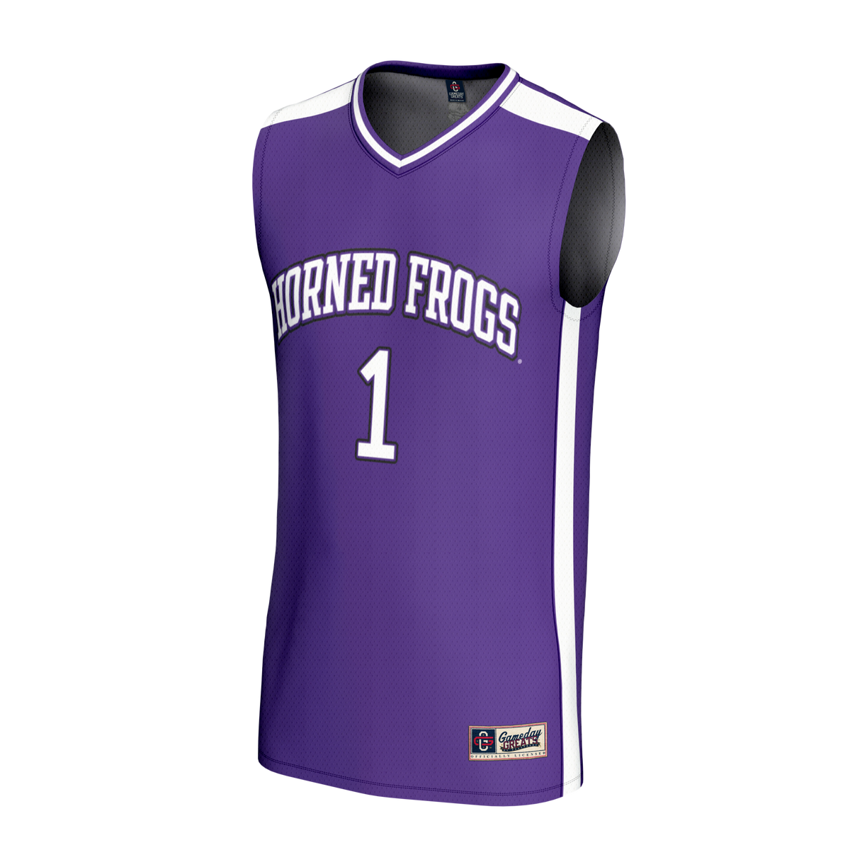 #1 TCU Horned Frogs GameDay Greats Lightweight Collegiate Basketball Fashion Jersey - Purple
