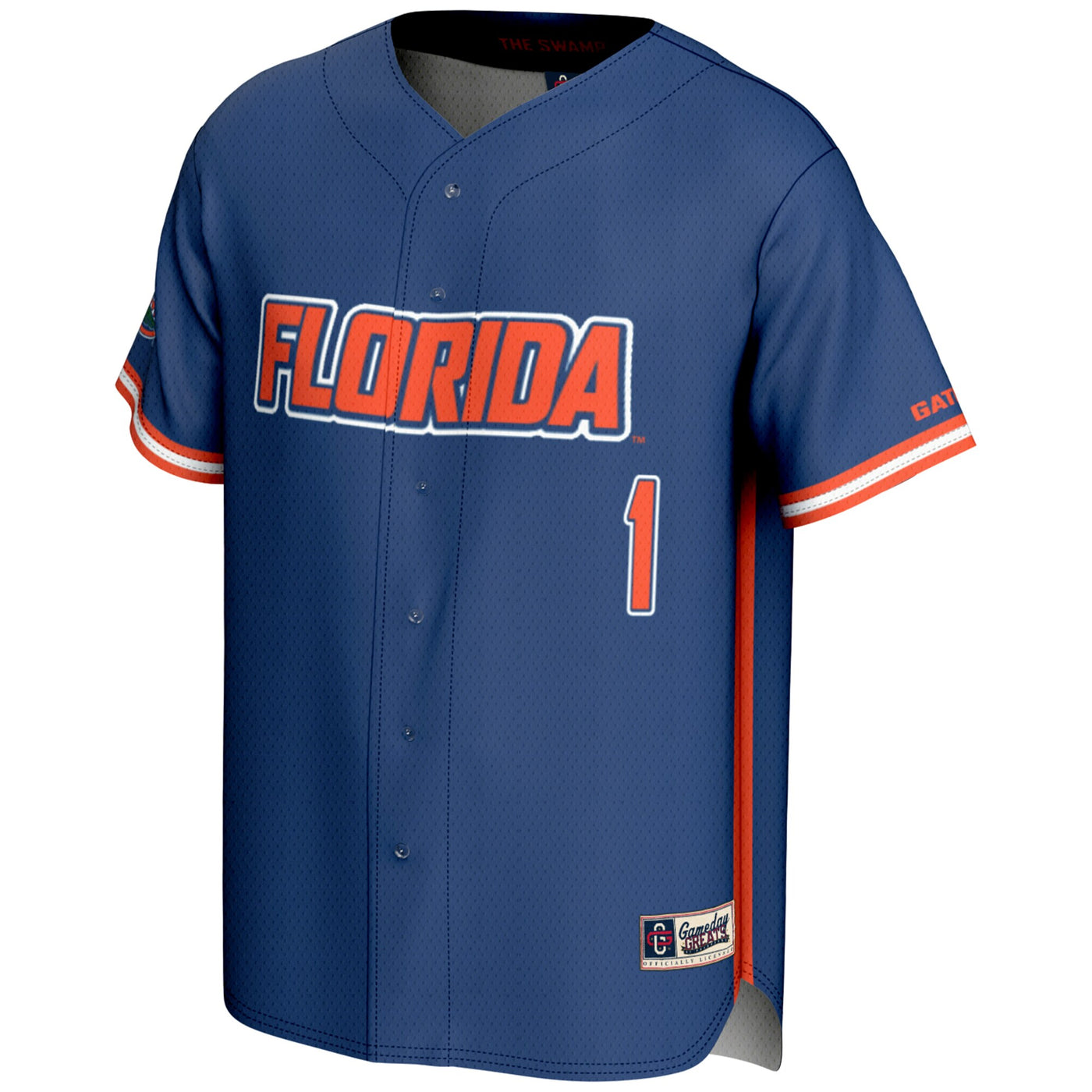 GameDay Greats #1 Royal Florida Gators Lightweight Baseball Jersey