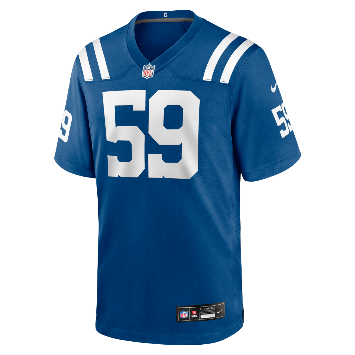 Indianapolis Colts Buddy Johnson Nike Royal Team Game Jersey