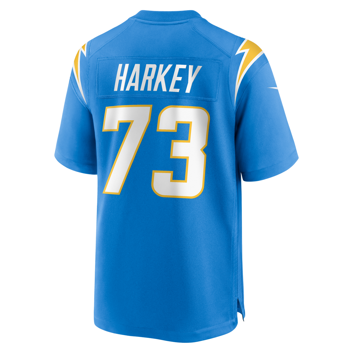 Los Angeles Chargers Alex Harkey Powder Blue Team Game Jersey