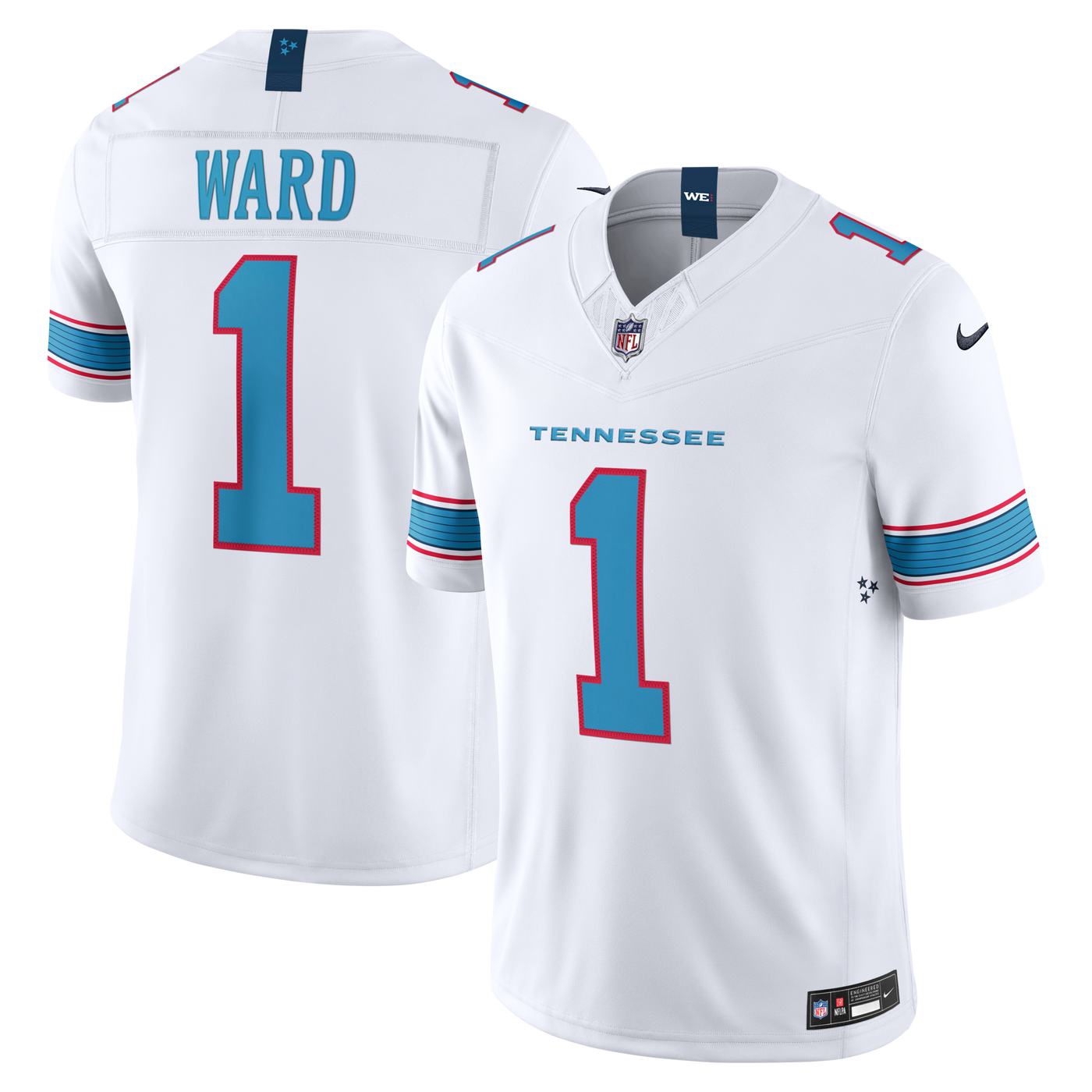 Tennessee Titans Cameron Ward Nike White Vapor F.U.S.E. Stitched Limited Jersey
