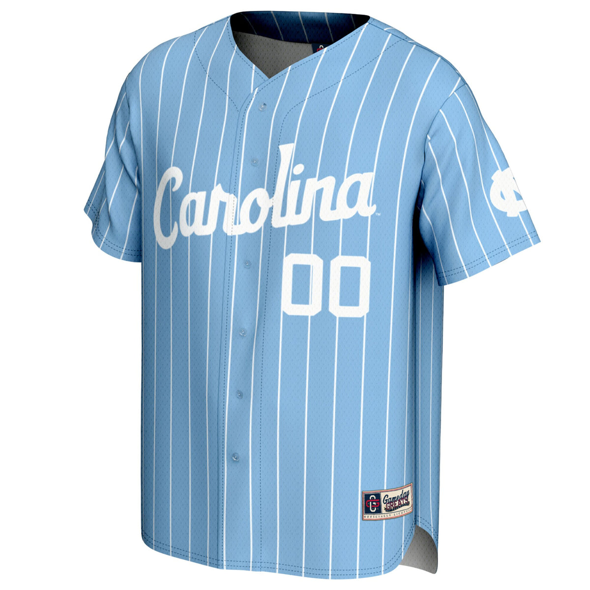 North Carolina Tar Heels GameDay Greats NIL Pick-A-Player Lightweight Baseball Jersey - Carolina Blue